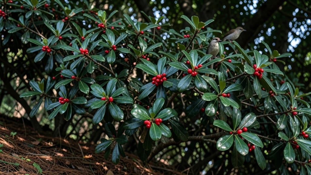 Dwarf Yaupon Holly for Berries