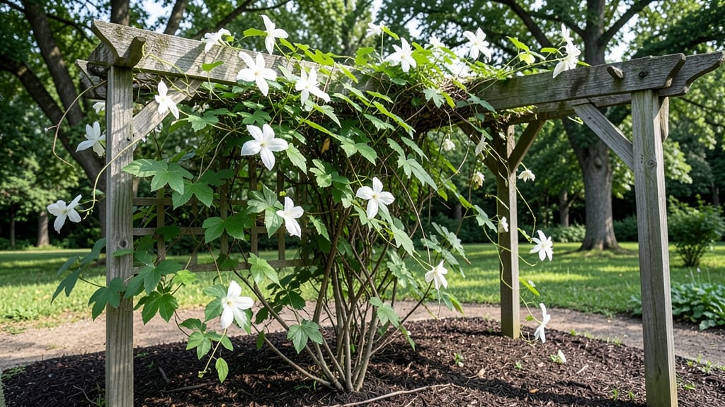 Clematis Vine Shade: Dramatic Privacy That Thrives in Deep Shadows