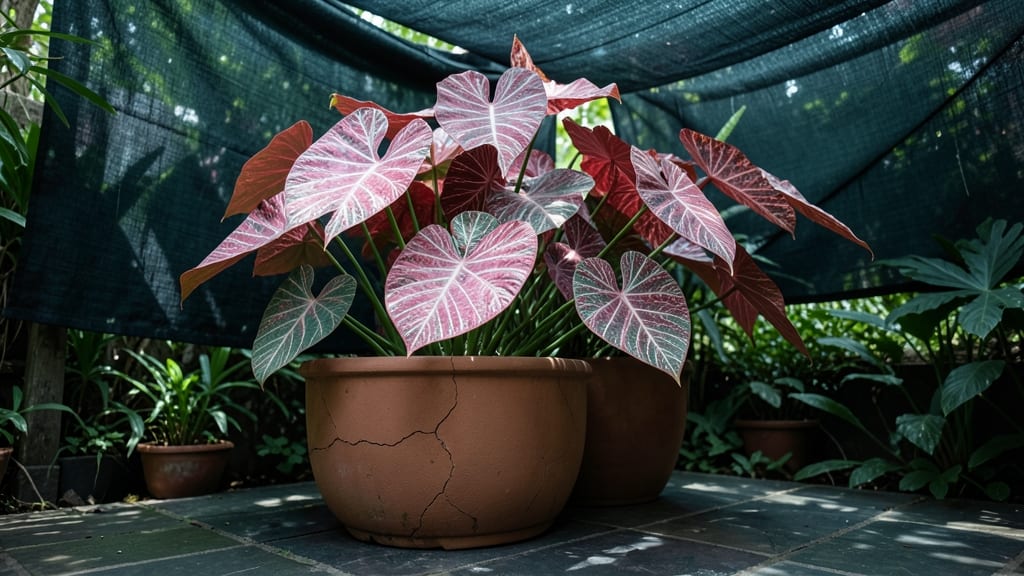 Caladium for Tropical Leaf Drama