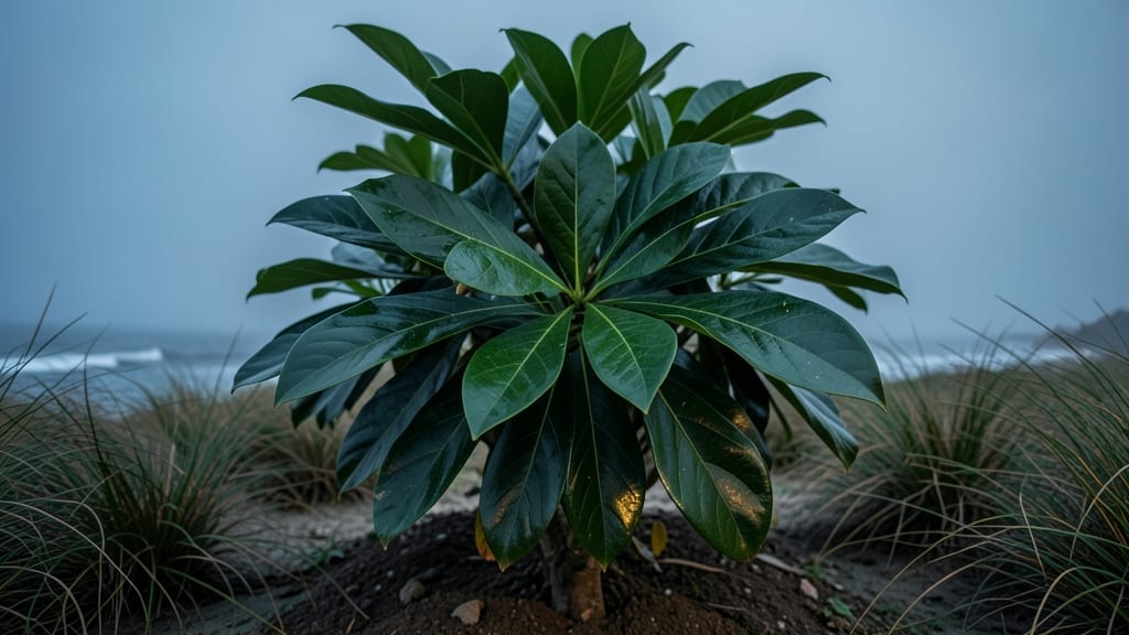 Fatsia Japonica with Palmate Leaves