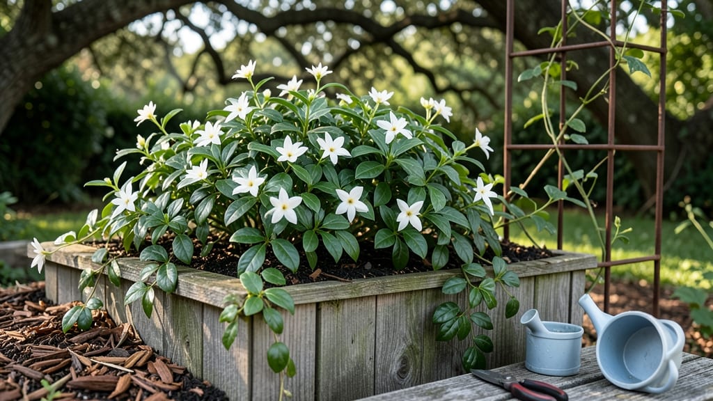 Confederate Jasmine Shade: Fragrant Climber That Thrives in Deep Shadows