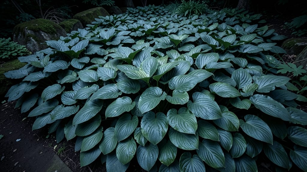 Sum and Substance Hosta with Thick Leaves