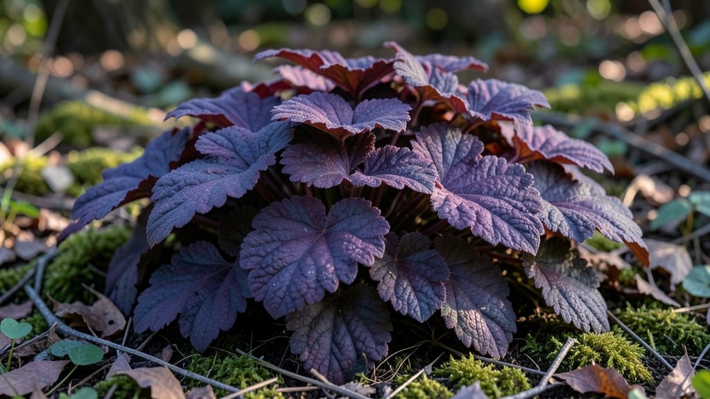 Coral Bells Heuchera With Purple Leaves
