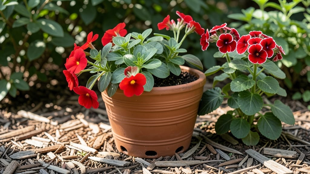 Red Shade Flowers: Moody Garden Drama With Deep Shadow Elegance