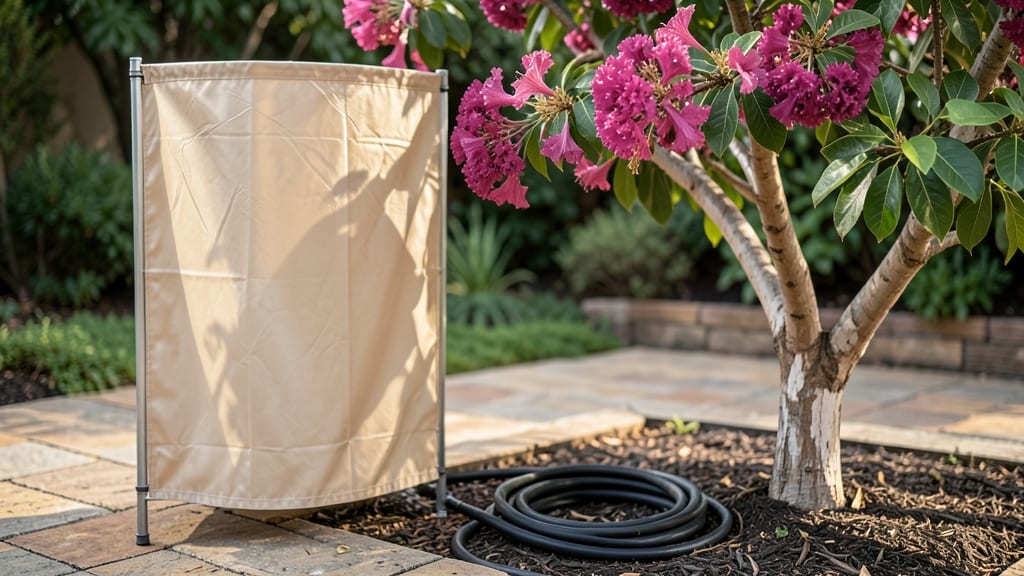 Free Standing Sun Shade: Dappled Light Oasis for Dark Garden Corners