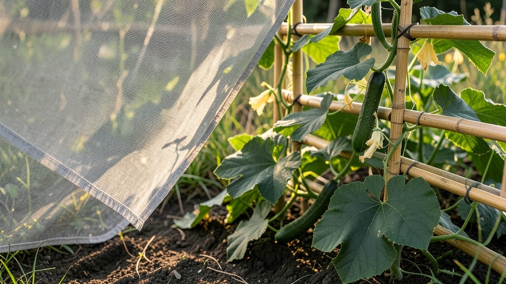 Shade Cloth for Cucumbers: Sunburn-Proof Growth in Partial Shade