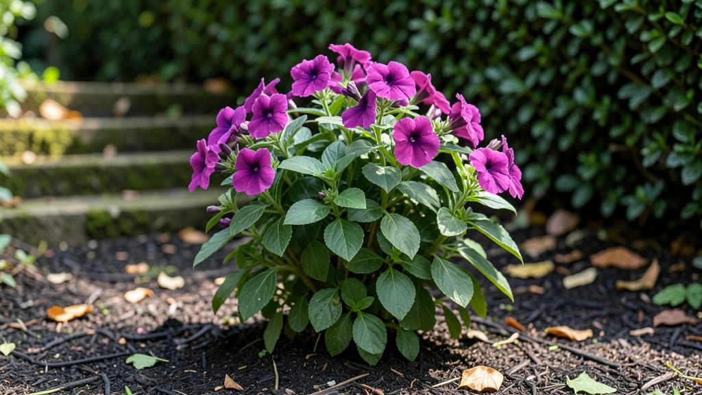 Impatiens Beacon Violet Shades: Bold Shade-Loving Drama for Dark Corners