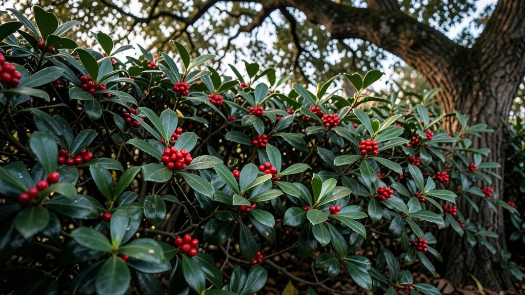 Japanese Holly for Glossy Leaves