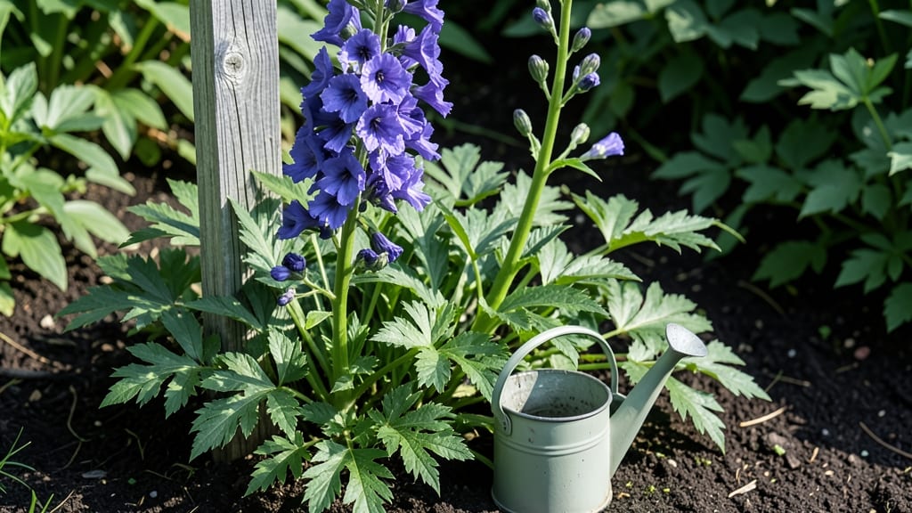 Delphinium Sun or Shade: Light Requirements for Peak Bloom Height