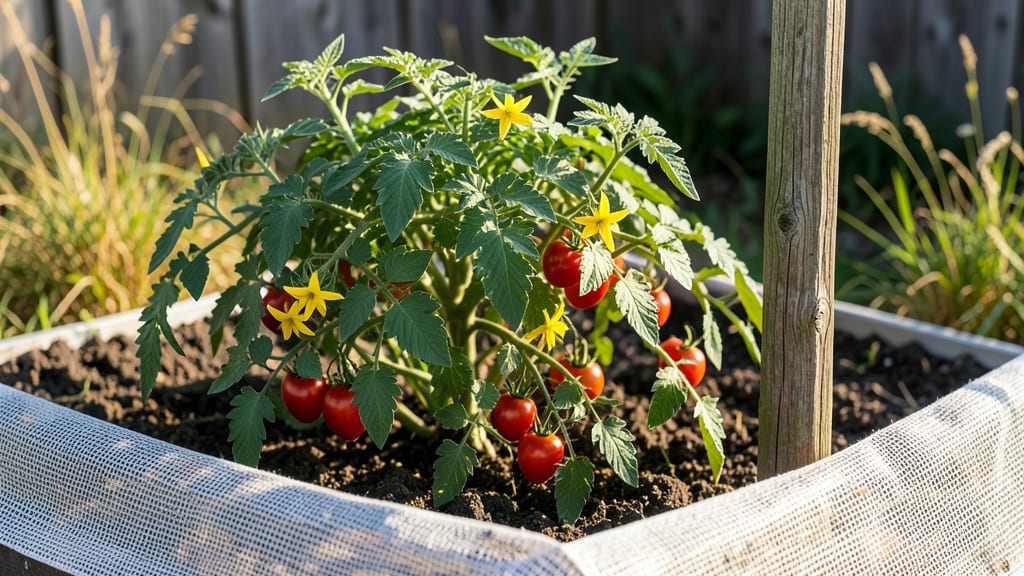 Shade Cloth for Tomatoes: Sun Protection That Prevents Blossom Drop